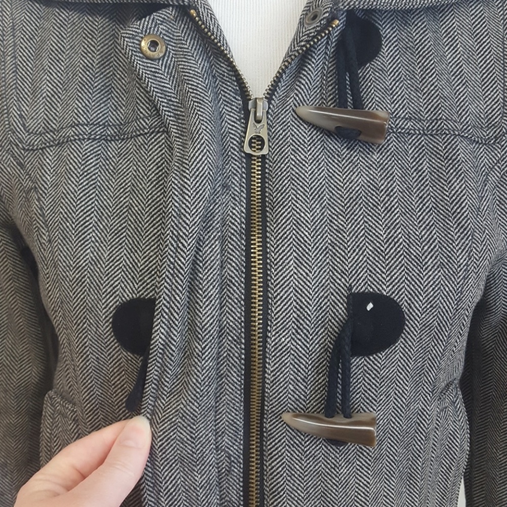 Herringbone Toggle Jacket - image 6